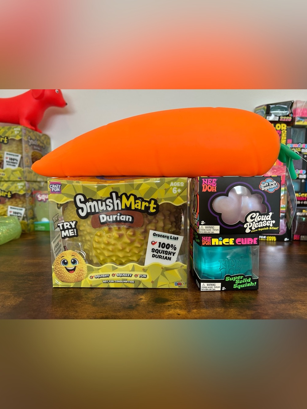 Durian Squishy Toy - Yellow